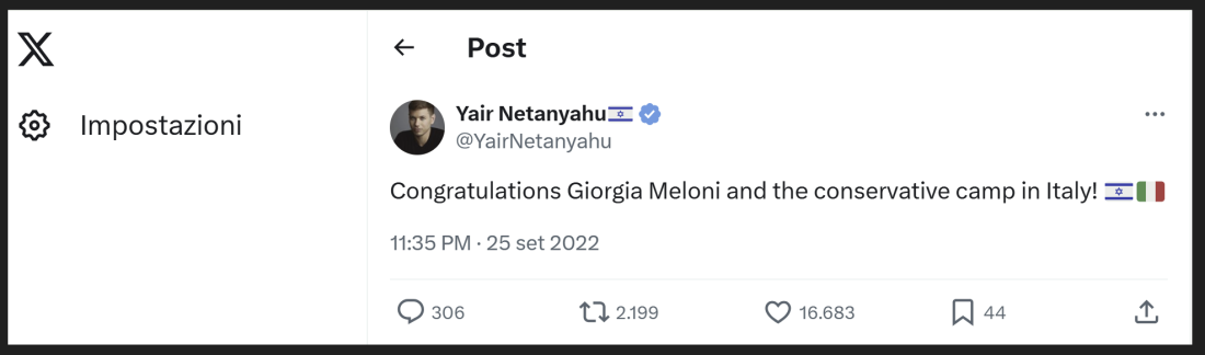 Meloni Netanyahu 1